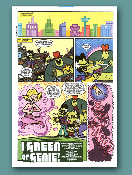 DC Comics Powerpuffs Green Genie
