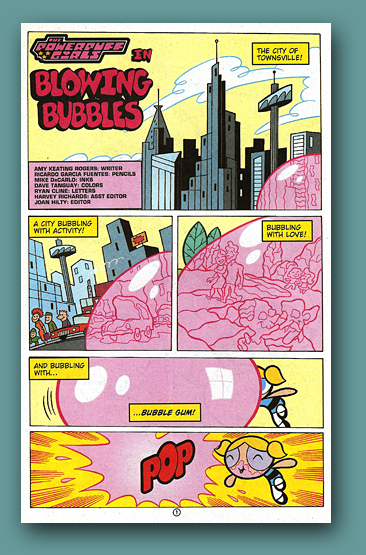 DC Comics Powerpuffs Bubbles